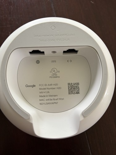GOOGLE NEST WIFI ROUTER H2D WITH POWER CORD - Picture 3 of 4