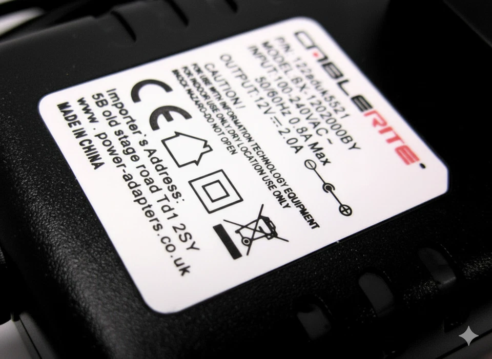 12V Maxtor Personal Storage 3200/3100 HDD Hard Drive power supply adapter - Image 3 of 4