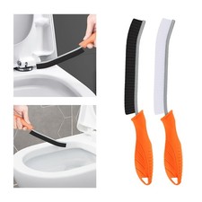 Toilet Brush, 2 Pcs Bathroom Cleaning Brush, Toilet Scrubber, Deep Toilet Bow...