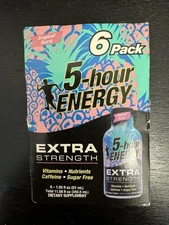 5-hour Energy Extra Strength 6 Pack Tropical Burst 