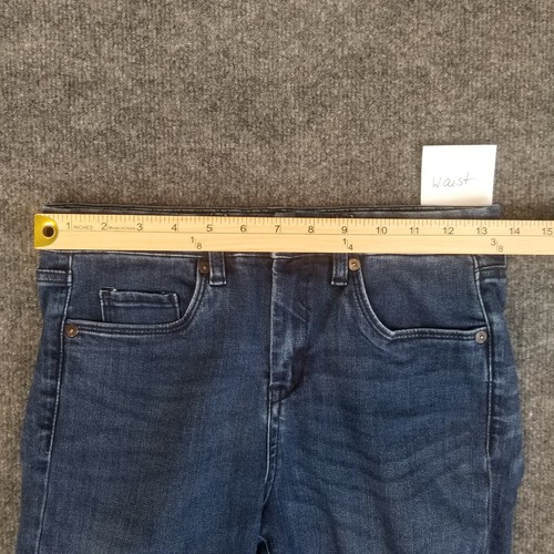 BLANKNYC Mid Rise Skinny Jeans Women's 28 Blue Stretch Denim Distressed - Afbeelding 8 van 13