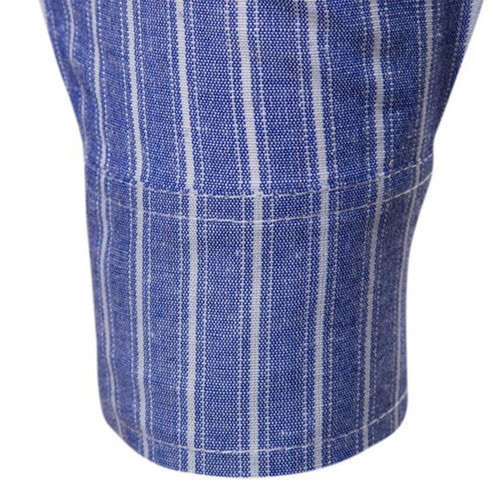 Abbigliamento uomo elegante a righe business in comodo stile manica lunga - Foto 8 di 32