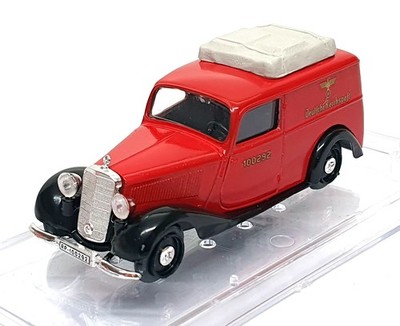 VITESSE 1/43 Scale Diecast 292 - Mercedes 170 Van Reichspost - Red