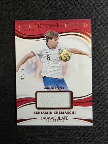 Benjamin Cremaschi 2024-25 Panini Immaculate Collection Heralded Materials /65
