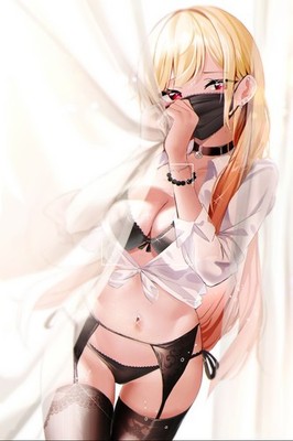 My Dress Up Darling Marin Kitagawa full artwork waifu anime print #2