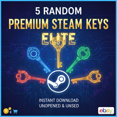 #ad 5x Random ELITE Steam Keys Region Free Global Instant Delivery $22.00