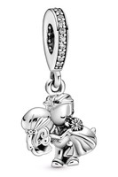 Pandora Schmuck Silber Charm-AnhäNger Brautpaar 798896C01