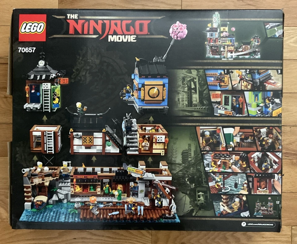 LEGO NINJAGO PELÍCULA 70657 Ninjago City Docks - NUEVO - SIN MINIFIGURAS - RETIRADO Foto 4 de 4