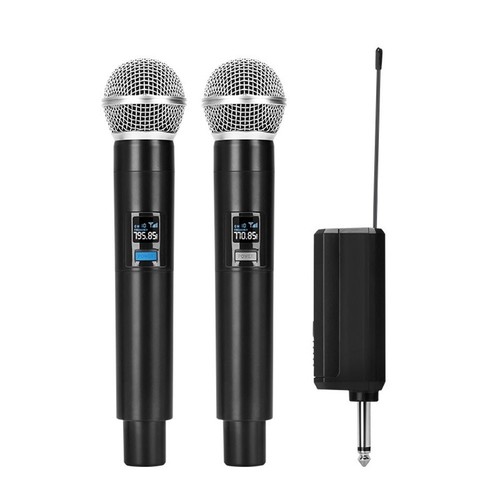 Pour chanter en toute simplicité avec microphone sans fil portée 200 pieds et - Zdjęcie 3 z 8