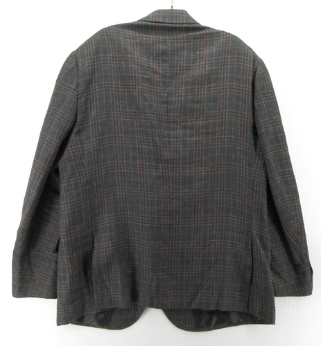 Ermenegildo Zegna Sport Coat Men 44 Gray Crossover Blazer Linen Wool Silk 58 - Picture 8 of 12