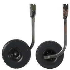 BRIS Stainless Steel Boat Transom Launching Wheel Dolly For Inflatable kayak