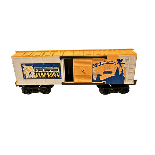 Trains K-Line O Scale Feburary Fair Days Box Car - Bild 1 von 7