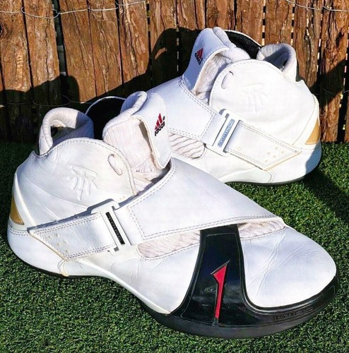 🔥SUPER RARE vintage 2005 Adidas T-Mac 5 Basketball Shoes US 8.5 UK 8 FR 42 - Picture 3 of 11