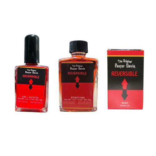 The Original Pastor Davis Reversible Perfume Oil & Soap Set - Picture 2 of 2