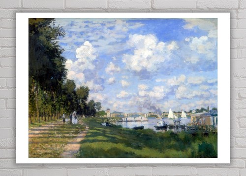 Art print Monet Bassin d'Argenteuil giclee print poster wall art home decor - Picture 3 of 12