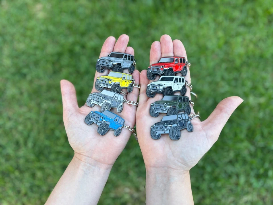 Llavero Jeep Wrangler - Licencia Oficial - Llave Accesorios Jeep Wrangler Foto 2 de 4