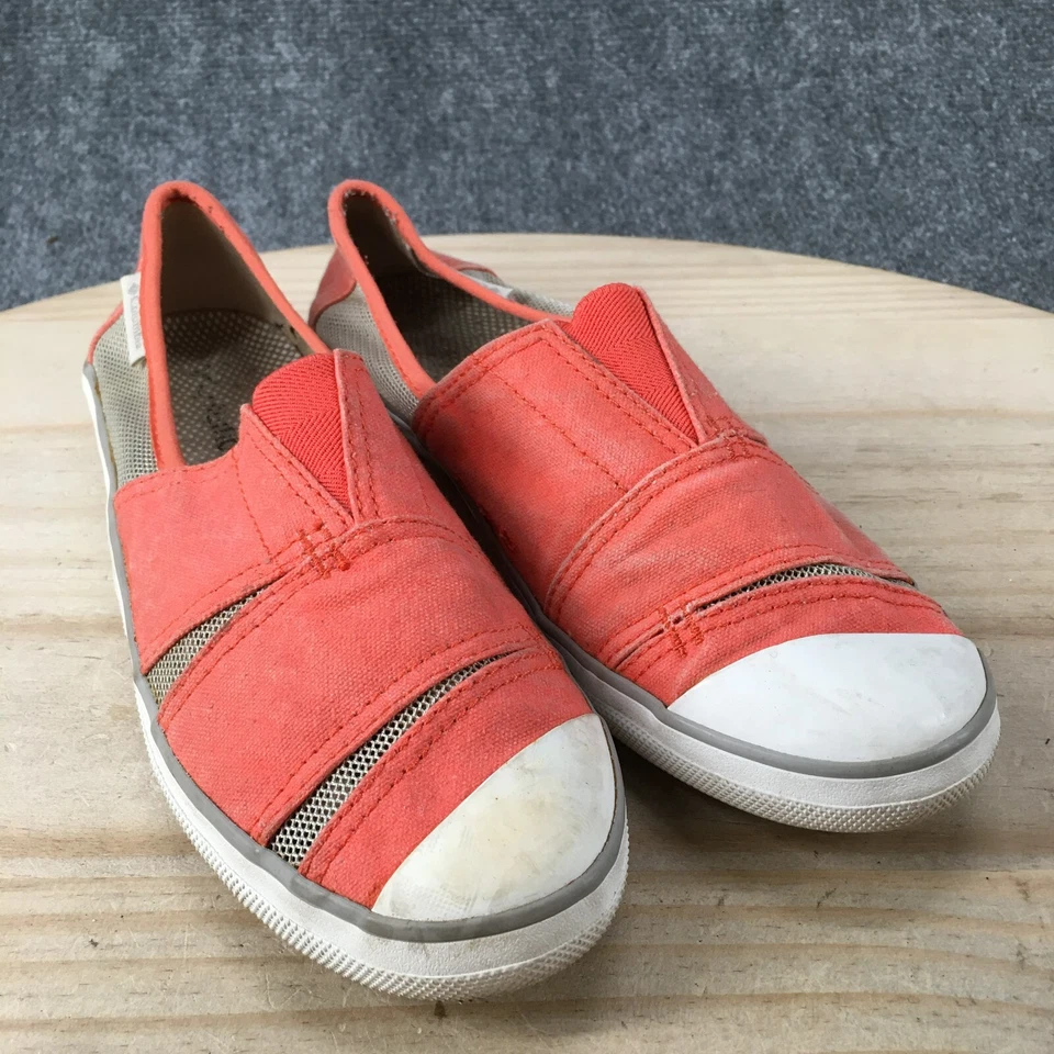 Columbia Zapatos Para Mujer 7 Vulc N Vent Sin Cordones Planos Naranja Informales BL2633-804 Foto 3 de 4