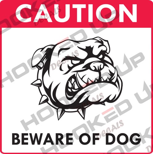 Beware of Dog Aluminum Sign 10.25"x10.25" - CHOOSE YOUR DESIGN - Picture 18 of 18
