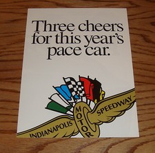 Original 1996 Dodge Viper GTS Indianapolis 500 Pace Car Sales Brochure 96