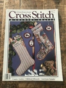 Cross Stitch /& Country Crafts Magazine July August 1988