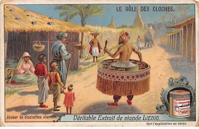 Chromos.AM13233.Liebig.The role of the bells.Siamese bell player