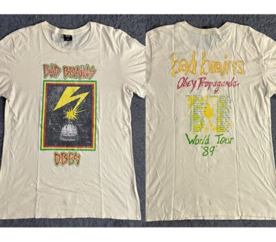 ★OBEY/オベイ★Obey x Bad Brains Fearless  Tシャツ 関税込★ ☆OBEY/オベイ☆Obey x Bad Brains Fearless Tシャツ 関税込