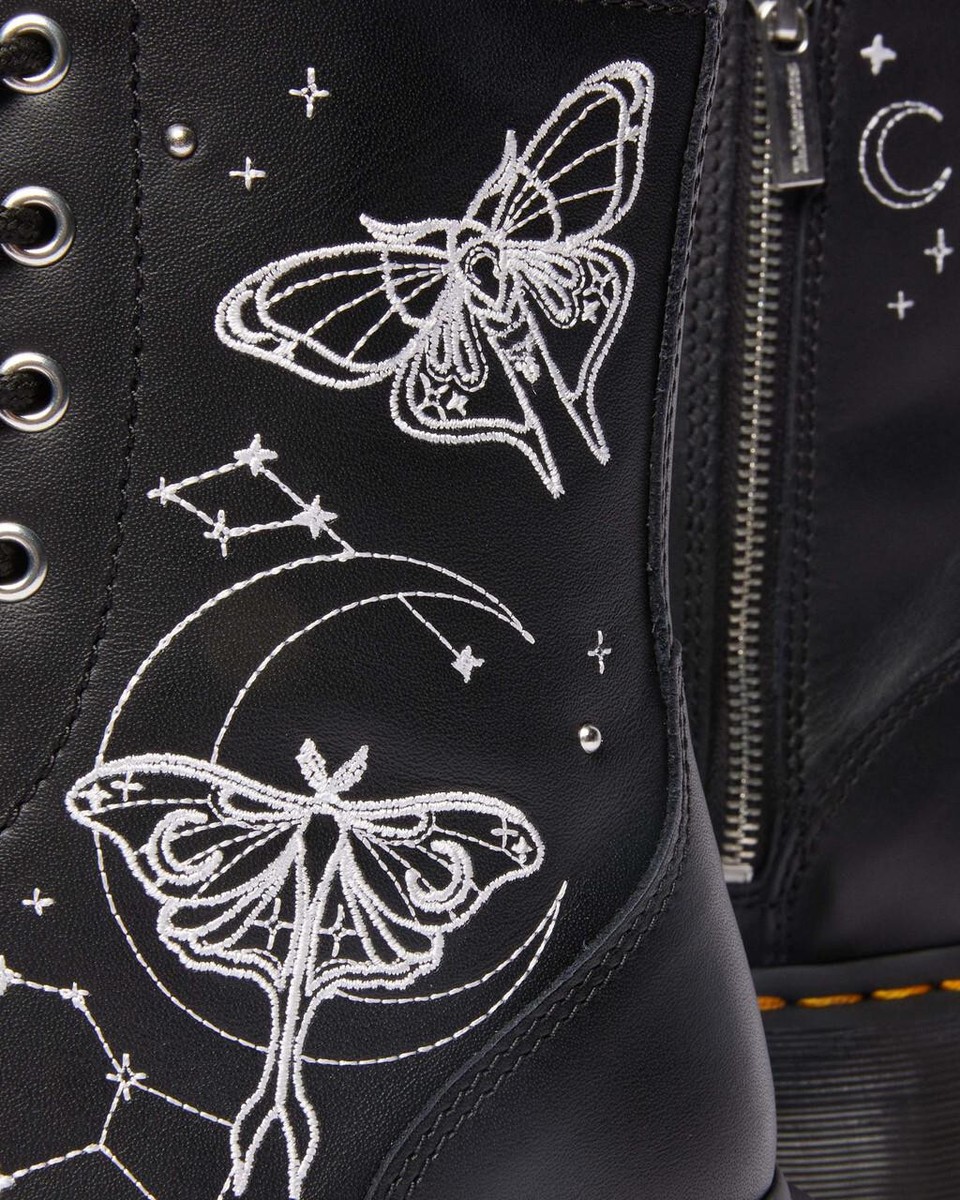 Dr. Martens JADON CELESTIAL MOTH EMBROIDERED PLATFORM