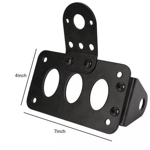 Side Mount License Plate Bracket Holder For Honda Shadow Spirit Aero VT 750 1100 - Picture 4 of 8