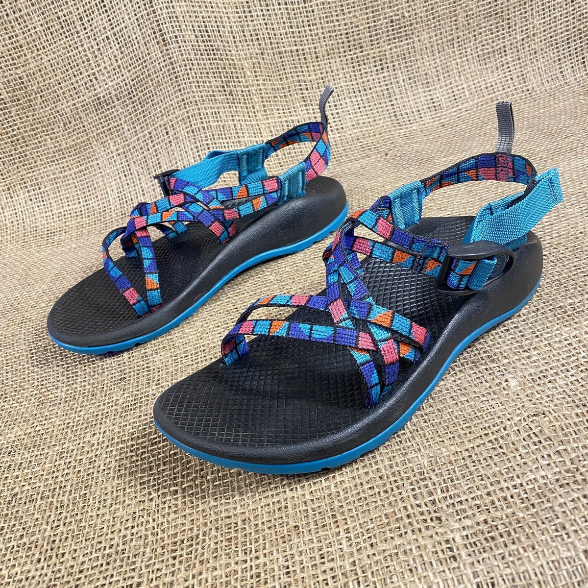 Chaco Multi-Color Strappy Sandals ?preset=dw-large main image 3