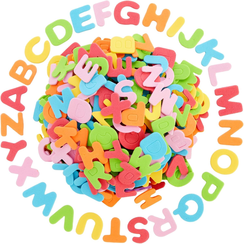 1300 Pieces Small Foam Letter Stickers for Crafts, 50 Sets of Adhesive A-Z Alpha