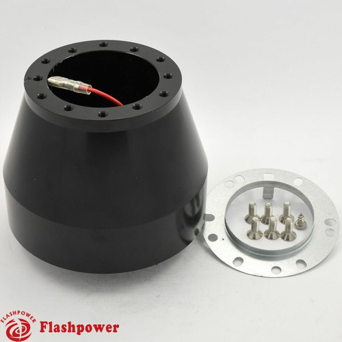Flashpower Steering Wheel Adapter BMW E24 E28 E30 E32 M3 M5 318i 325e 535i Black - Picture 1 of 3