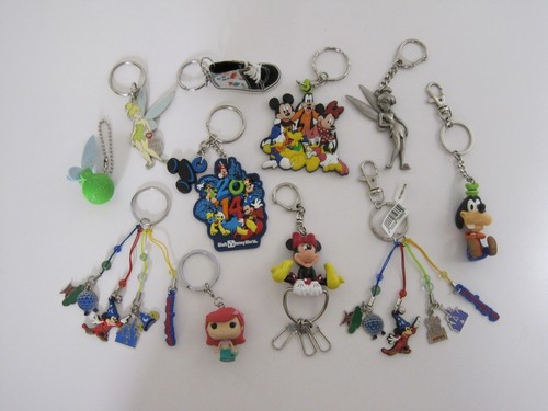 Menge 11 Disney World Tinkerbell Goofy Little Mermaid Minnie Mouse Schlüsselanhänger - Bild 2 von 7