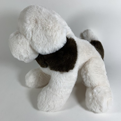 Douglas Cuddle Donnie Puppy Dog Soft & Cuddly Plush, Cream / Dark Brown Spots - Picture 4 of 11