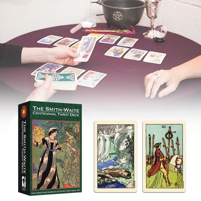 Rider Waite Borderless Tarot Deck Cards 100th Centennial Rider