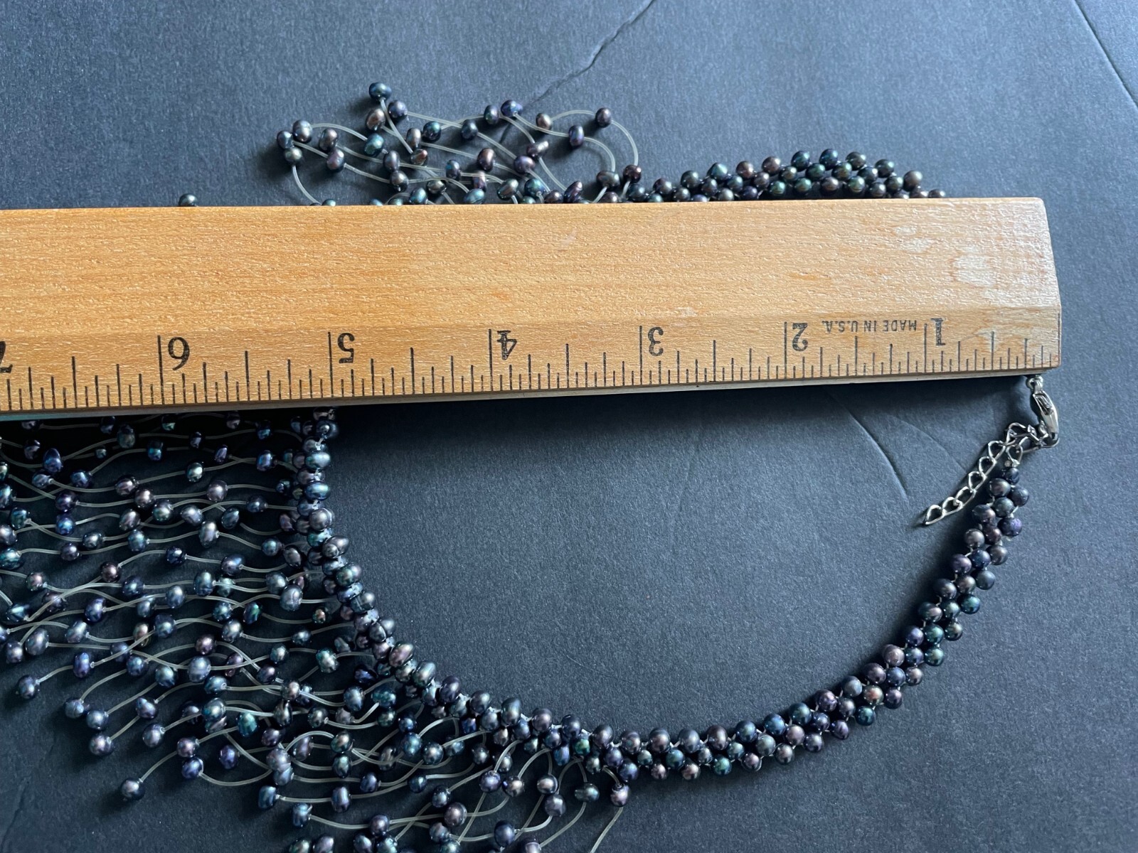 Beaded Statement Multicolor Necklace With Jewelry… - image 3