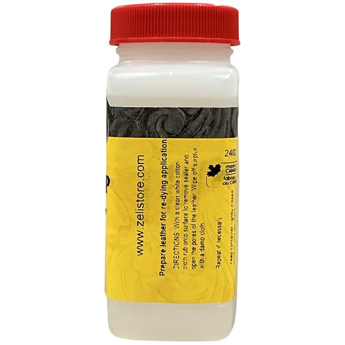 ZeliPREP Leather Preparer Deglazer 4.5 oz for Dyeing Leather - Picture 4 of 4
