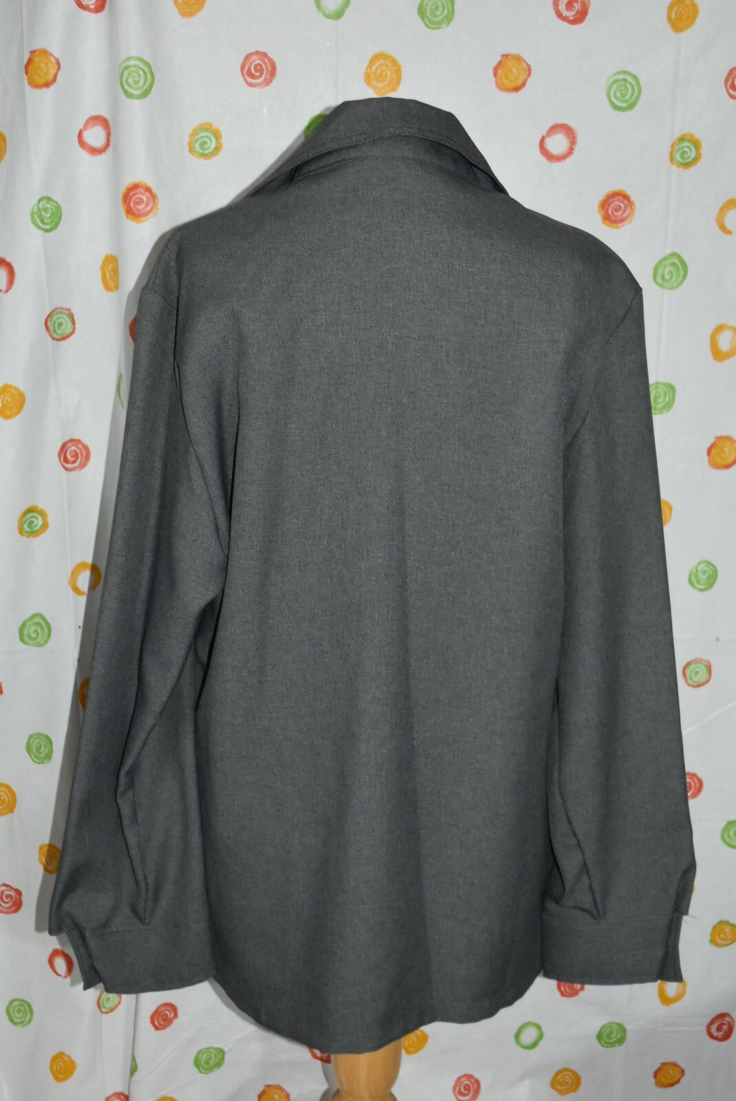 Vintage JC PENNEY GRAY MENS XL Leisure SHIRT JACKET p… Gem