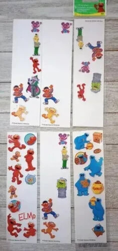Sesame Street 3D Puffy Stickers 6-Pack by EK Success New  