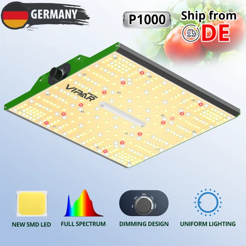 1000W Samsung LED Grow Light Vollspektrum 1~3 Pflanzenlampe fr Grow Zelt - Bild 1 von 11