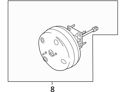 Potenciador de freno turbo 141,0" Wb compatible con camioneta Ford F150 15-17 4295587 - Imagen 4 de 14