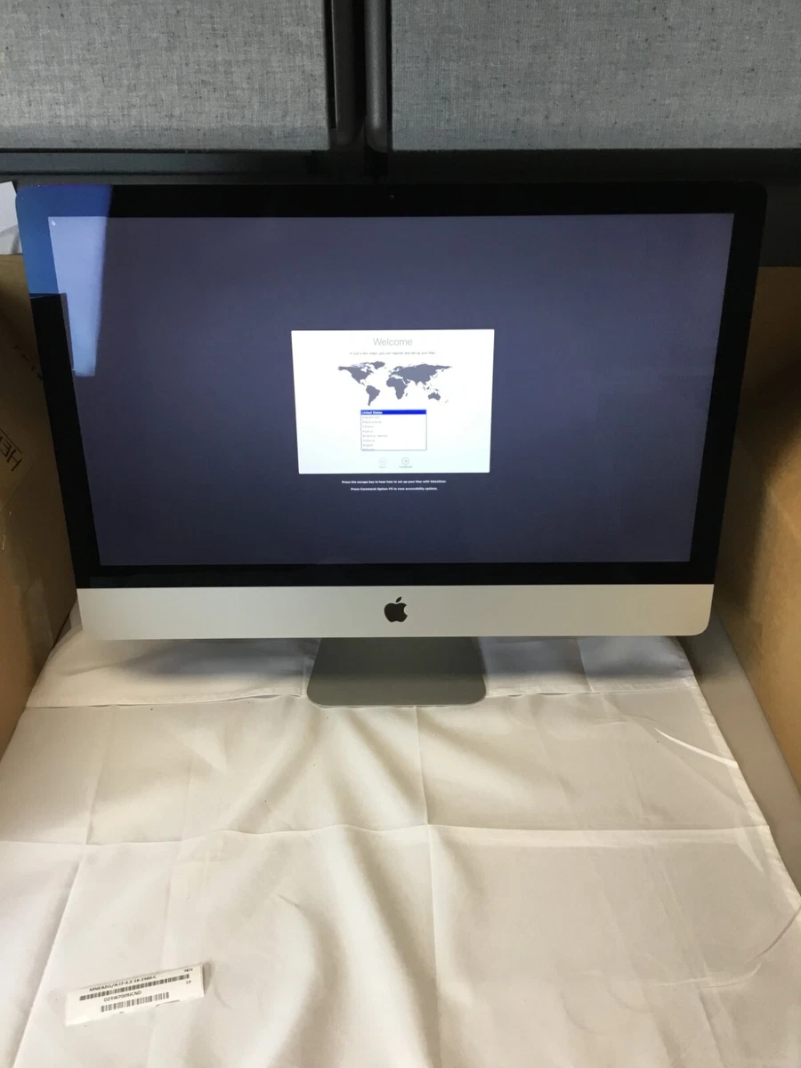 Apple iMac with Retina 5K display Intel Core i7 7th Gen. 2017