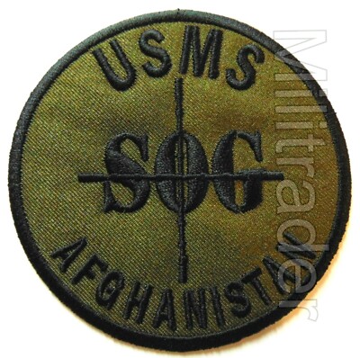 その他 us marshal patch U S MARSHAL POLICE F TASK FORCE EMB PATCH 4.75X11 HOOK ON
