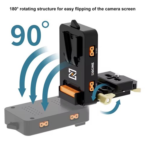 ZGCINE VM-VP4 V Mount Battery V-Locking Plate Adapter Camera Quick-Rlease Plate - Picture 5 of 6