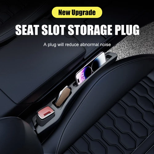 2*Car Side Seat Gap Filler Organizer with Phone Holder for Prevent Falling NEW - Bild 6 von 13