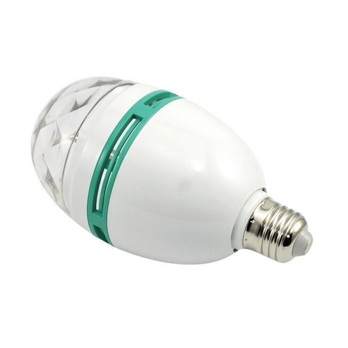 E27 RGB Crystal Ball Auto Rotating LED Stage Light Bulb Disco Party Bulb Lamp - Picture 12 of 17