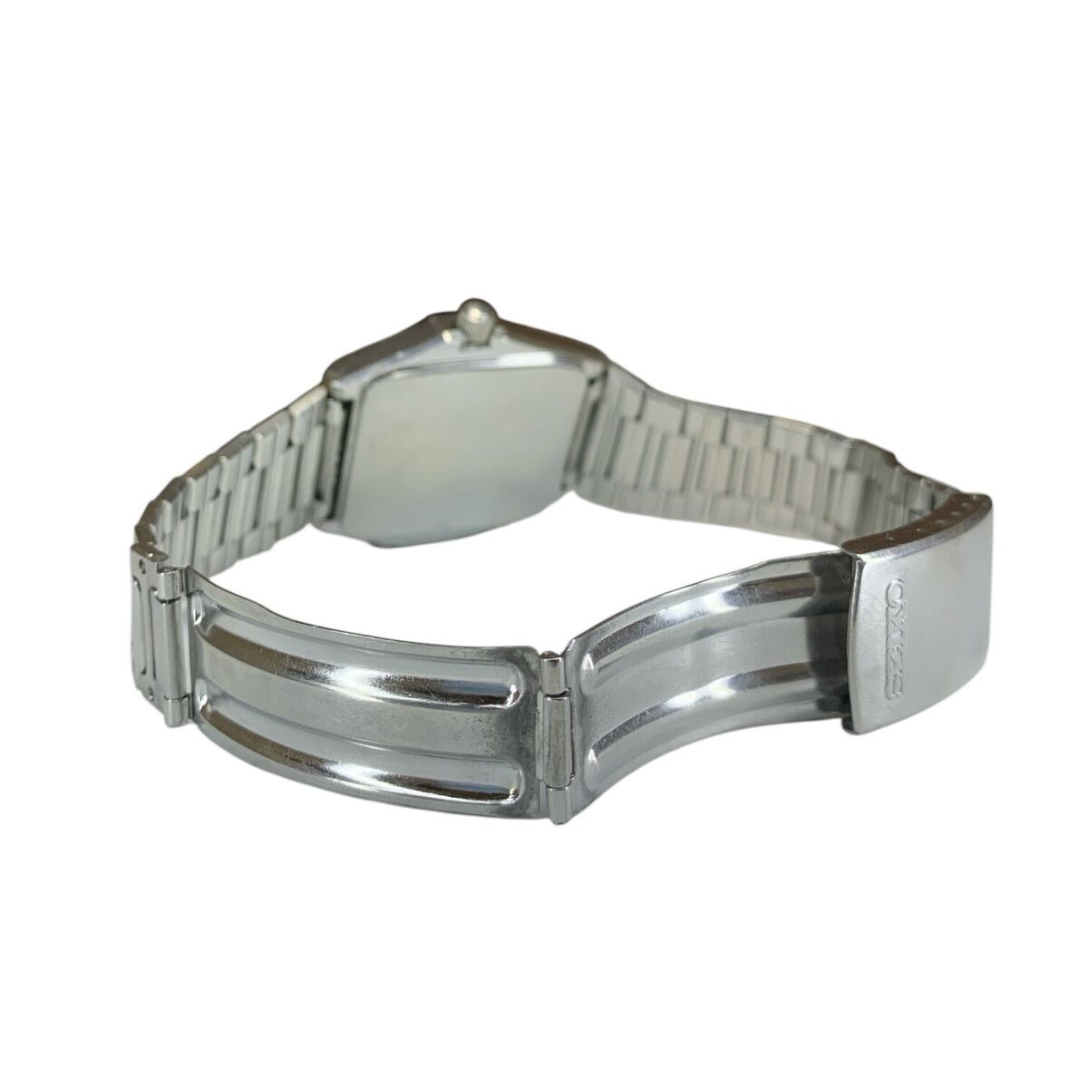 SEIKO Silver Wave H357-5140 Quartz Vintage Silver Case Men SEIKO Silver Wave H357-5140 Quartz Vintage Silver Case Men