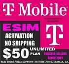 T-Mobileโ
Esim Activation โ
Includes $50 Plan Unlimited 5G/4G Lte 1st 30 Days