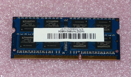 Mémoire vive pour ordinateur portable 8 Go RAM DDR3 PC3-12800S Kingston MSI16D3LS1KBG/8G - Photo 2/2