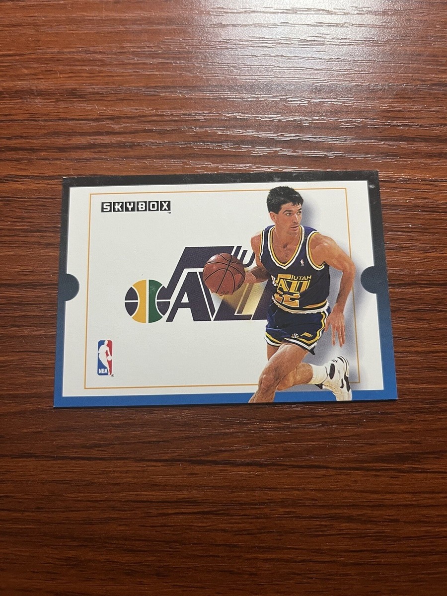 1992-93 SkyBox Utah Jazz Basketball Card #307 John Stockton 1992-93 SkyBox Utah Jazz Basketball Card #307 John Stockton