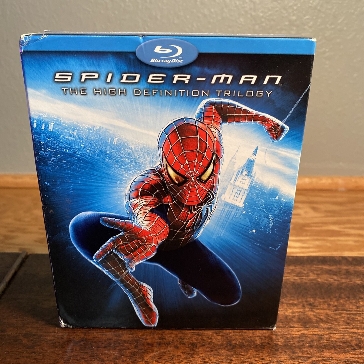 Spider-Man: The High Definition Trilogy Blu-Ray 4 Disc Box